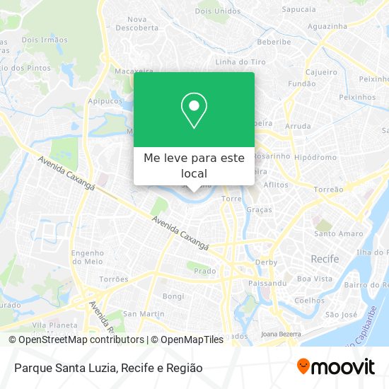 Parque Santa Luzia mapa