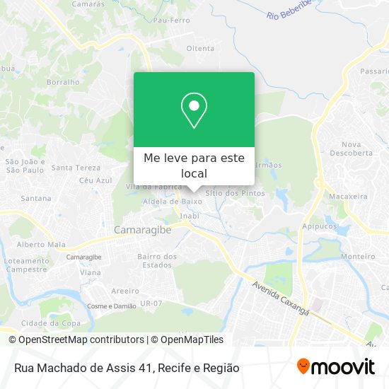 Rua Machado de Assis 41 mapa