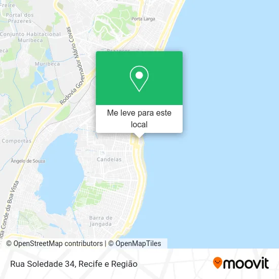Rua Soledade 34 mapa