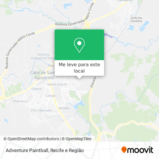 Adventure Paintball mapa