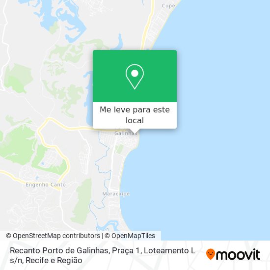 Recanto Porto de Galinhas, Praça 1, Loteamento L s / n mapa