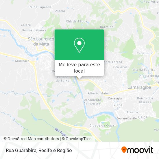 Rua Guarabira mapa