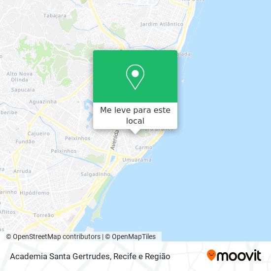 Academia Santa Gertrudes mapa