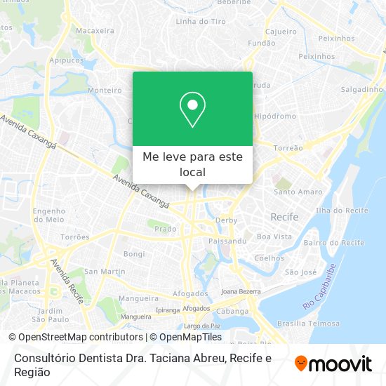 Consultório Dentista Dra. Taciana Abreu mapa