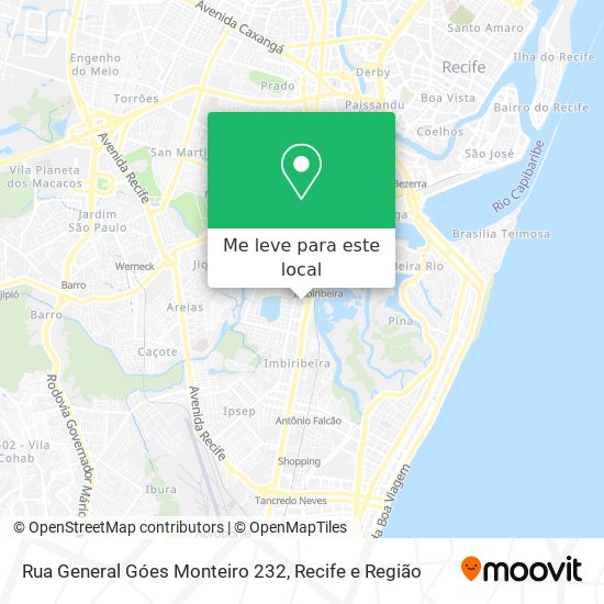 Rua General Góes Monteiro 232 mapa