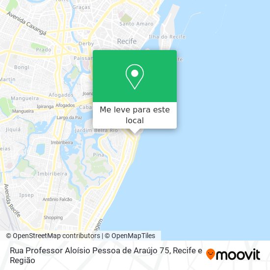 Rua Professor Aloísio Pessoa de Araújo 75 mapa