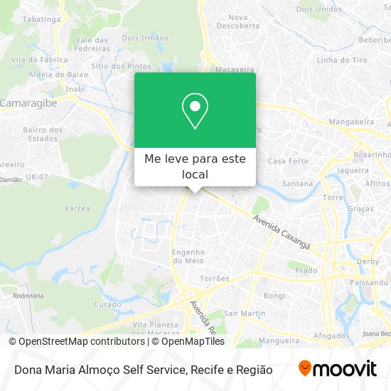 Dona Maria Almoço Self Service mapa