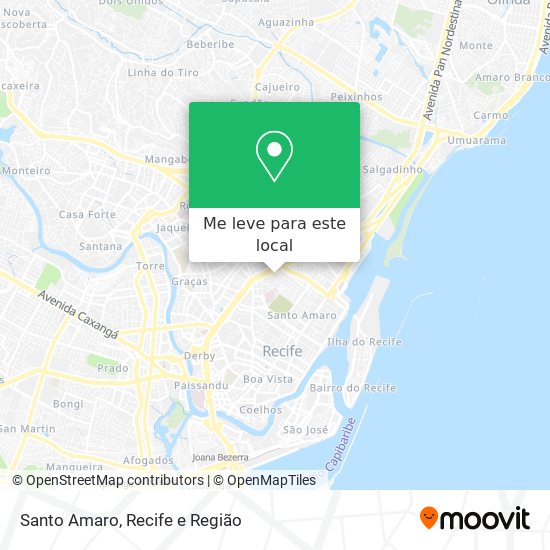 Santo Amaro mapa