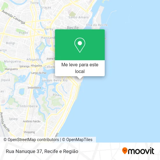 Rua Nanuque 37 mapa