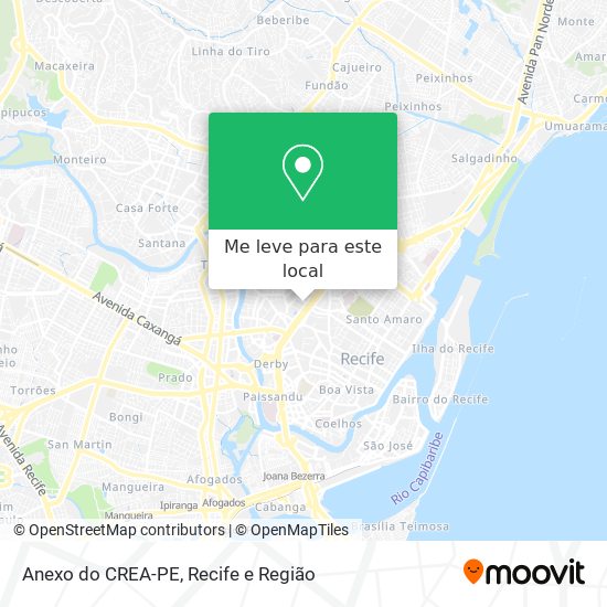 Anexo do CREA-PE mapa
