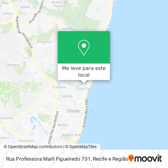 Rua Professora Marli Figueiredo 731 mapa