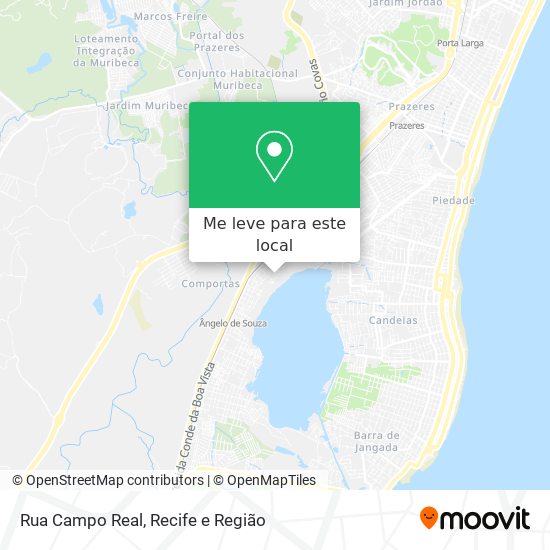 Rua Campo Real mapa