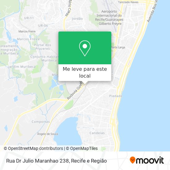 Rua Dr Julio Maranhao 238 mapa