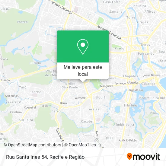 Rua Santa Ines 54 mapa