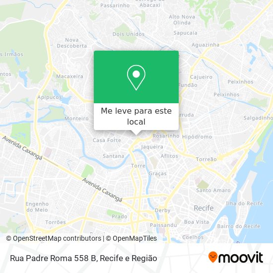 Rua Padre Roma 558 B mapa