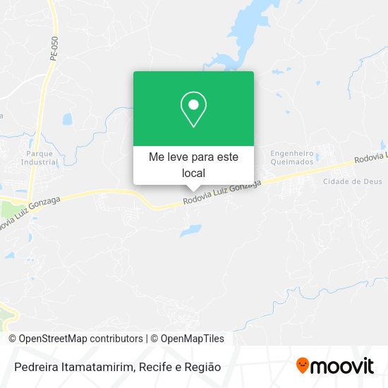 Pedreira Itamatamirim mapa