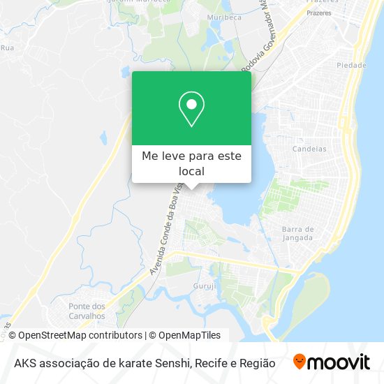 AKS associação de karate Senshi mapa