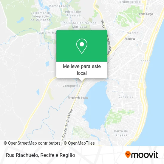 Rua Riachuelo mapa