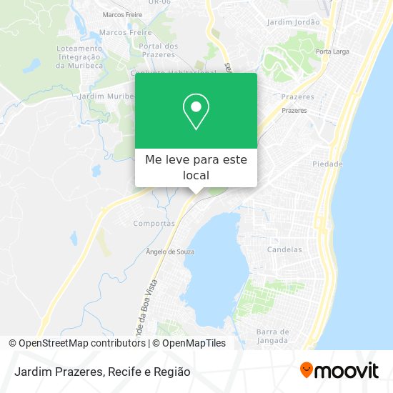 Jardim Prazeres mapa