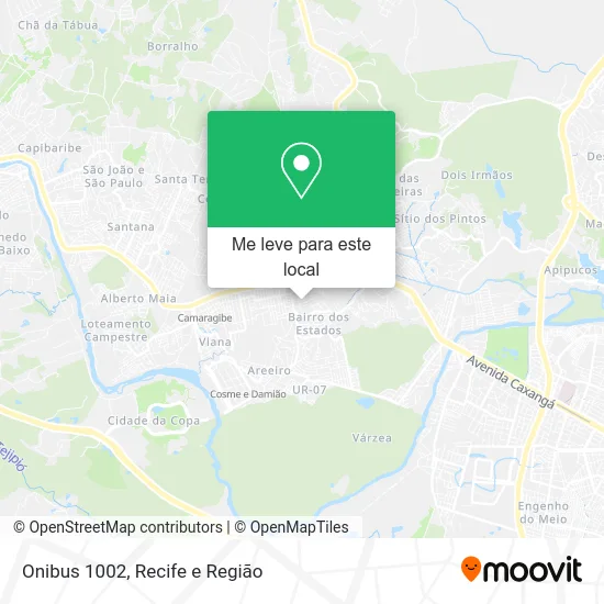 Onibus 1002 mapa