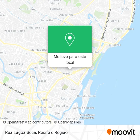 Rua Lagoa Seca mapa