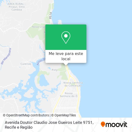 Avenida Doutor Claudio Jose Gueiros Leite 9751 mapa
