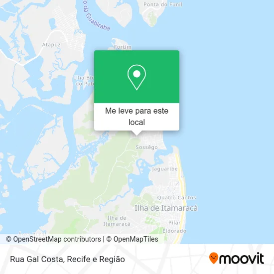 Rua Gal Costa mapa