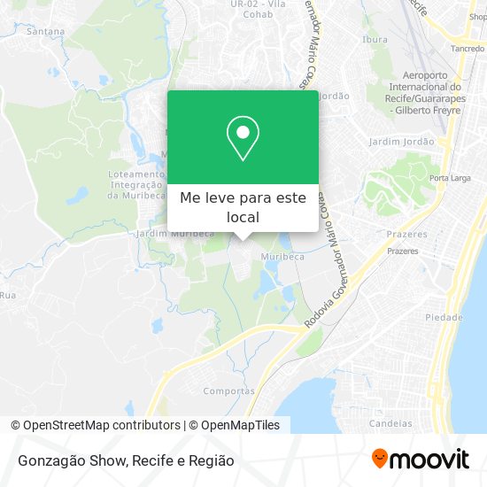 Gonzagão Show mapa