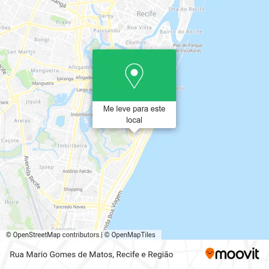 Rua Mario Gomes de Matos mapa
