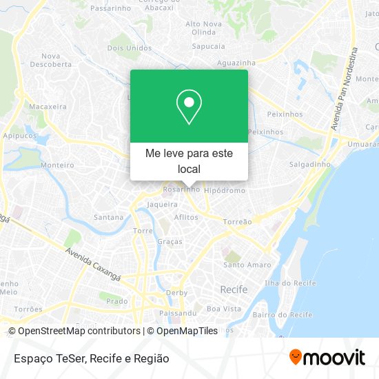 Espaço TeSer mapa