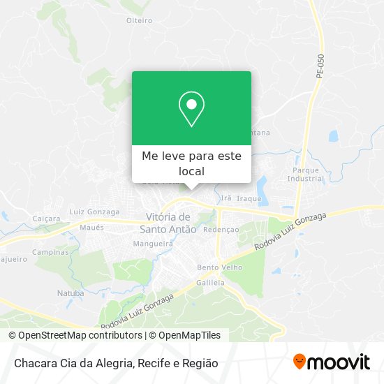 Chacara Cia da Alegria mapa