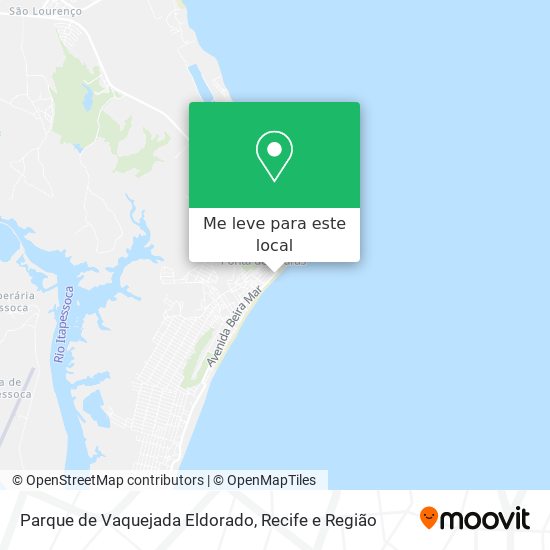 Parque de Vaquejada Eldorado mapa