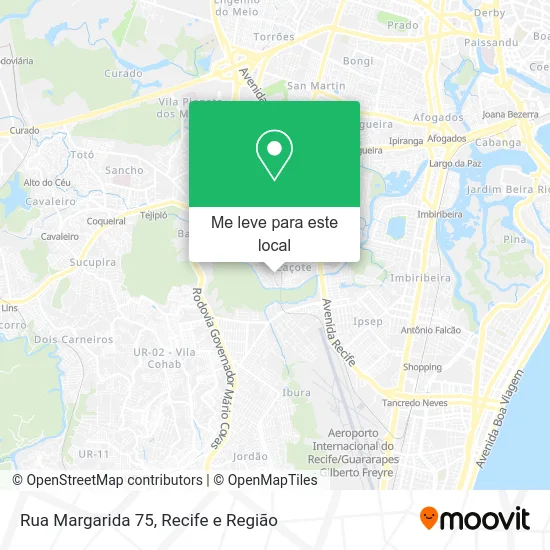 Rua Margarida 75 mapa