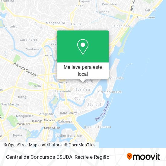 Central de Concursos ESUDA mapa