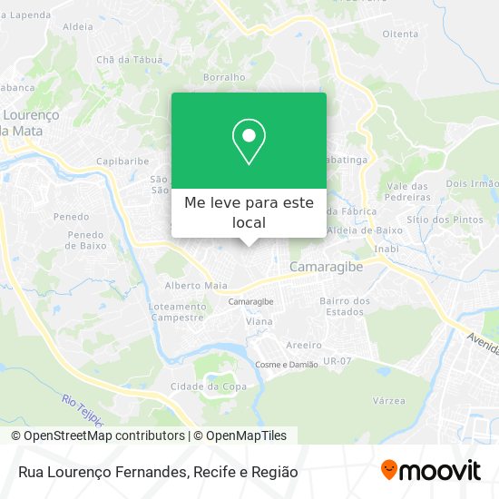 Rua Lourenço Fernandes mapa