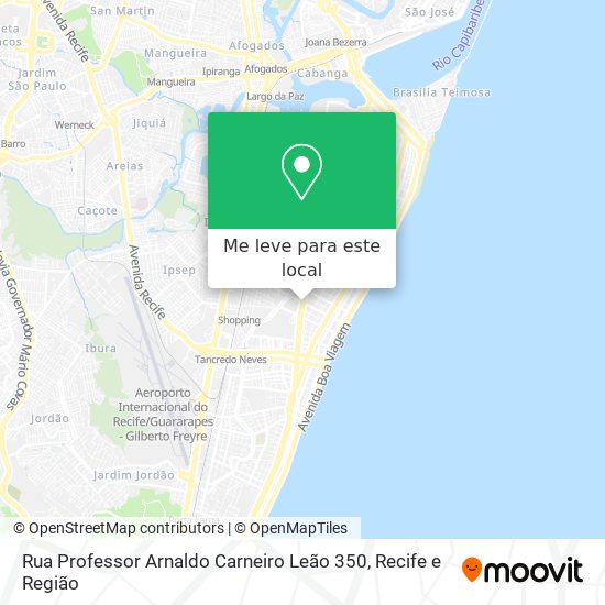 Rua Professor Arnaldo Carneiro Leão 350 mapa