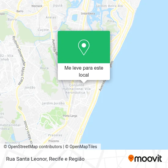 Rua Santa Leonor mapa