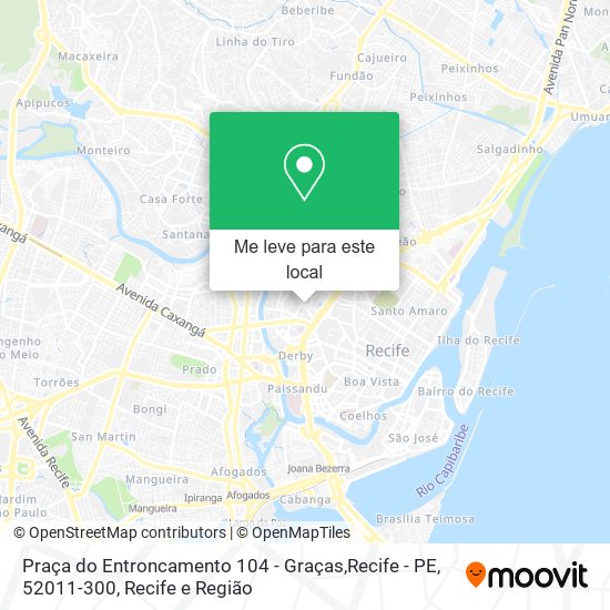 Praça do Entroncamento 104 - Graças,Recife - PE, 52011-300 mapa