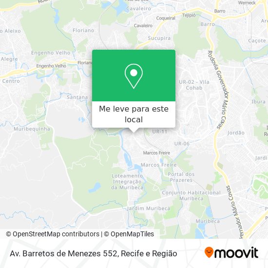 Av. Barretos de Menezes 552 mapa