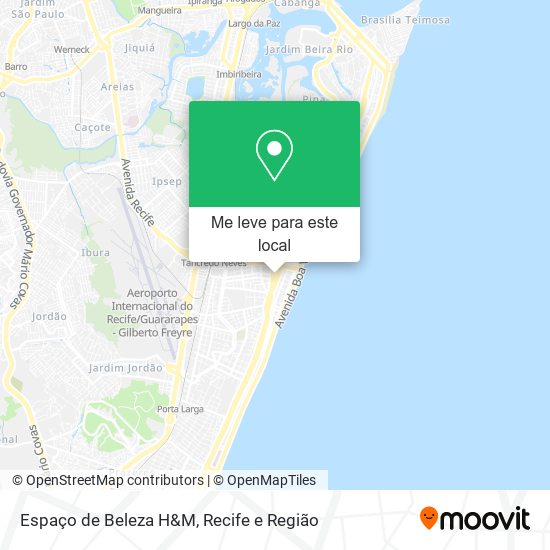 Espaço de Beleza H&M mapa