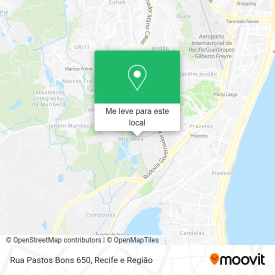 Rua Pastos Bons 650 mapa