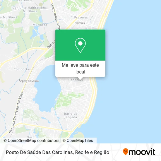 Posto De Saúde Das Carolinas mapa