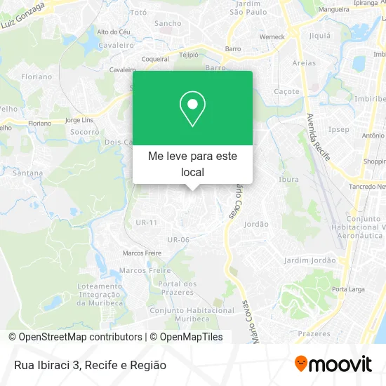 Rua Ibiraci 3 mapa