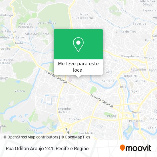 Rua Odilon Araújo 241 mapa