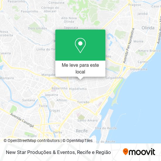 New Star Produções & Eventos mapa