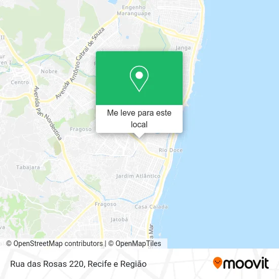 Rua das Rosas 220 mapa