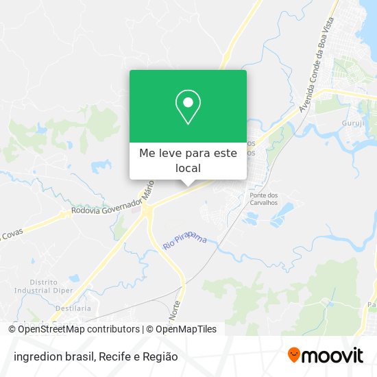 ingredion brasil mapa