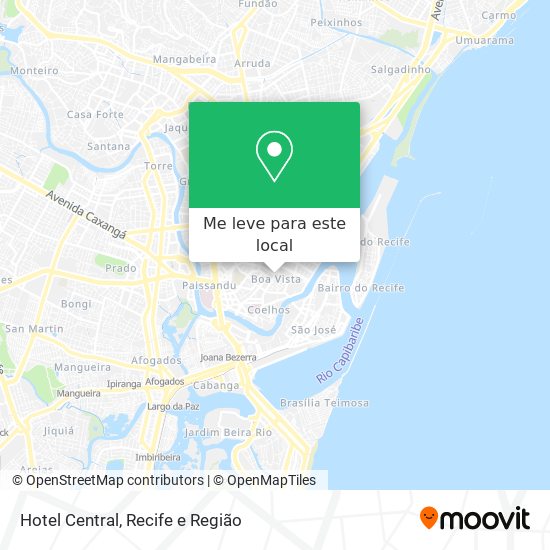 Hotel Central mapa