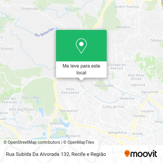 Rua Subida Da Alvorada 132 mapa
