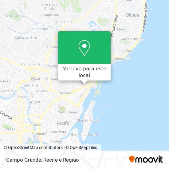 Campo Grande mapa